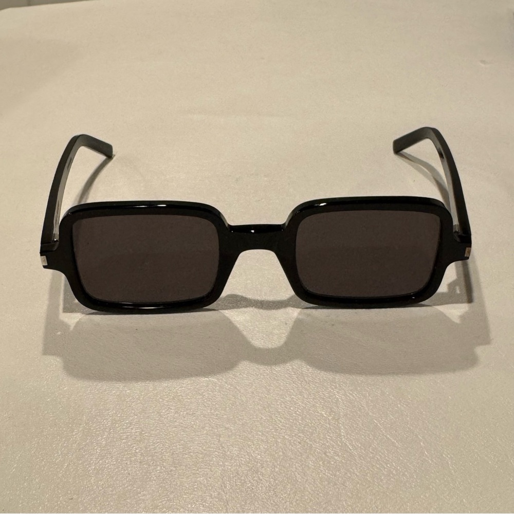 Saint Laurent Square-Frame Acetate Sunglasses Black SL 332 001 Unisex - Picture 6 of 15